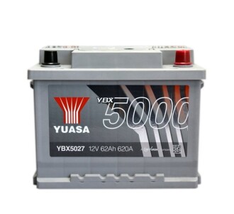 Фото 3 - Автомобильный аккумулятор YUASA YBX5027