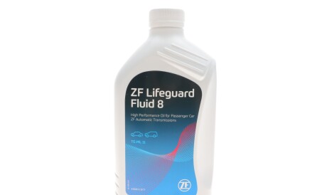 Олива АКПП ATF (1L) Lifeguard Fluid 8 ступка (зелена) (S671.090.312) - ZF 550030472