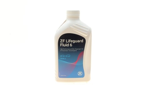 Олива АКПП ATF (1L) Lifeguard Fluid 6 ступка (Amber) - ZF 550031808