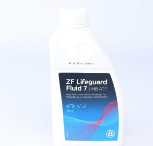 Трансмиссионное масло Parts LifeguardFluid 7.1 MB ATF синтетическое 1 л - (0019896803, 00004330401, 00004330543) ZF 5961.307.351