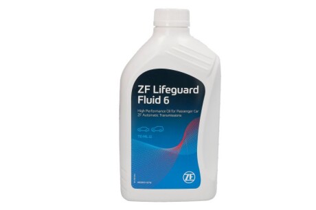 Трансмиссионное масло Parts Lifeguardfluid 6 синтетическое 1 л - ZF S671090255