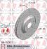 Диск гальмівний (передній) Audi TT 06-14 (340x30) (з покриттям) (вент.) - (8J0615301, 8J0615301G) ZIMMERMANN 100.3327.52 (фото 1)