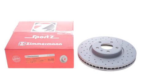Фото 2 - Гальмівний диск ZIMMERMANN 100.3355.52 (100335552)