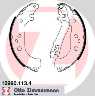 Комплект тормозных колодок - (77365346, 51928531, 77367388) ZIMMERMANN 10990.113.4