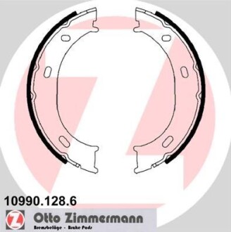 Комплект тормозных колодок, стояночная тормозная система - ZIMMERMANN 10990.128.6