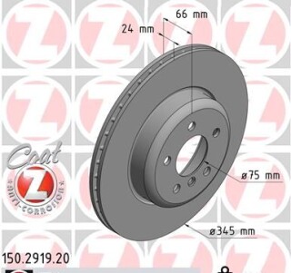 Фото 7 - Тормозной диск ZIMMERMANN 150291920
