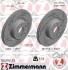 Диск гальмівний BMW BLACK Z mit ECE R90 - ZIMMERMANN 150295153 (фото 1)