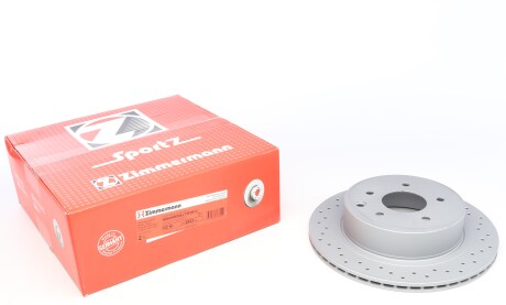 Гальмівний диск задній Nissan Leaf 10-/Juke 14-/Qashqai 10-/X-Trail 01-13 (292x16) вентильований - ZIMMERMANN 200.2523.52