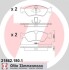 Комплект тормозных колодок, дисковый тормоз - (1605089, 1605911, 90511162) ZIMMERMANN 21862.180.1 (фото 1)