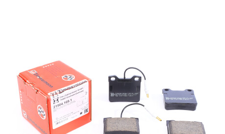 Комплект тормозных колодок, дисковый тормоз - ZIMMERMANN 21904.169.1