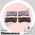 Колодки гальмівні дискові - (0044207620, 0044209520, 0004206600) ZIMMERMANN 24681.966.1 (фото 1)