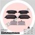 Комплект гальмівних колодок - (581012TA20, 581012TA21, 581012TA61) ZIMMERMANN 24915.170.1 (фото 11)