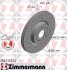 Тормозной диск - (1829608, 1770767, CV611125FA) ZIMMERMANN 250137252 (фото 1)
