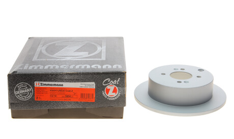 Тормозной диск задний Hyundai/Kia/Mobis Accent/Getz 05-10/i10/i20 08-/Kia Rio 05- (262x10) - ZIMMERMANN 320.3804.20