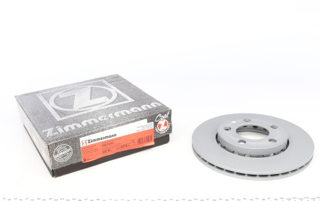 Тормозной диск передний Skoda Fabia/VW Polo 1.2-1.4 99-14 (239x18) вентилируемый - ZIMMERMANN 600.3218.20