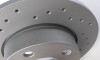Тормозной диск задний VW Caddy III 04-15 (256x12) - (1K0615601AC, 1K0615601AJ, 1K0615601J) ZIMMERMANN 600.3222.52 (фото 3)